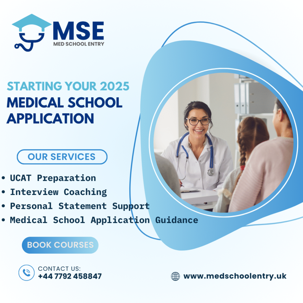Starting your 2025 Medical School application